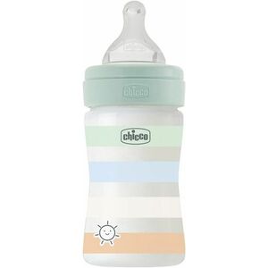 Chicco Láhev kojenecká Well-being silikon, kluk 150 ml obraz