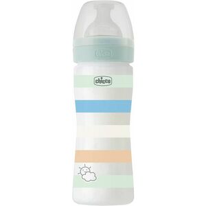 Chicco Láhev kojenecká Well-being silikon kluk 250 ml obraz