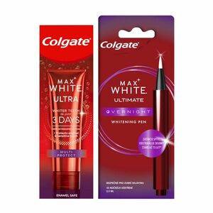 Colgate Overnight pero + Ultra Complete zubní pasta obraz