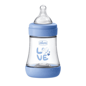 Chicco Lahev kojenecká Perfect5 silikon, modrá 150 ml obraz