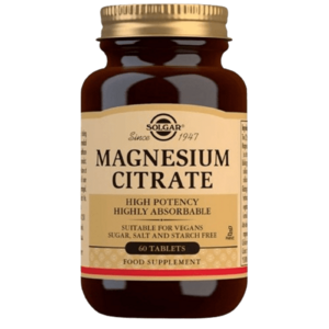 Solgar Magnesium citrát 200 mg 60 tablety obraz
