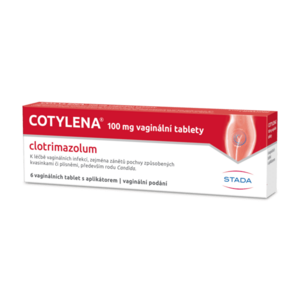 COTYLENA Clotrimazol 100mg vaginální tablety 6 ks obraz