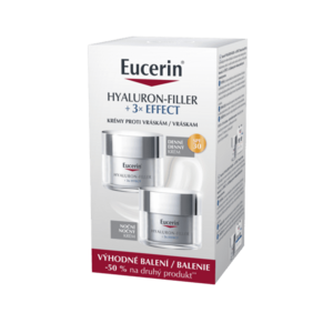 Eucerin Hyaulor-Filler + 3x Effect Denní krém SPF 30 + Noční krém 2 x 50 ml obraz
