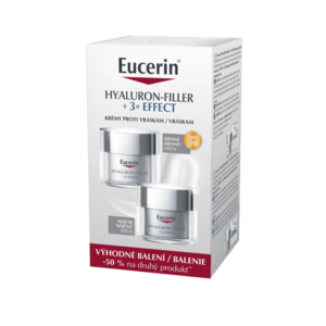 EUCERIN Hyaulor-Filler + 3x Effect Denní krém SPF 30 + Noční krém 2 x 50 ml obraz