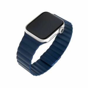 Fixed Silikonový řemínek Magnetic Strap s magnetickým zapínáním pro Apple Watch 38/40/41mm modrý obraz