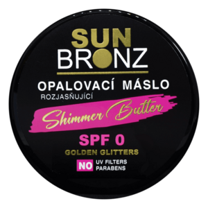 Vivaco SUN BRONZ Tělové máslo s rozjasňujícími glitry SPF0, 100 ml obraz