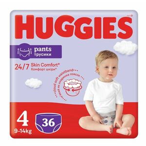 Huggies Pants Jumbo vel.4 9-14 kg plenkové kalhotky 36 ks obraz