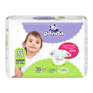 Panda Junior vel. 5 12-25 kg dětské pleny 36 ks obraz