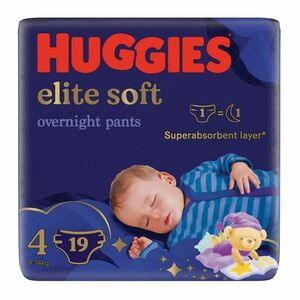 Huggies Elite Soft Pants night 4 9–14 kg 19 ks obraz