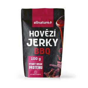 Allnature BEEF BBQ Jerky sušené hovězí maso 100 g obraz