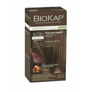 BIOKAP Nutricolor Delicato Rapid 6.06 Tmavá blond Havana barva na vlasy 135 ml obraz