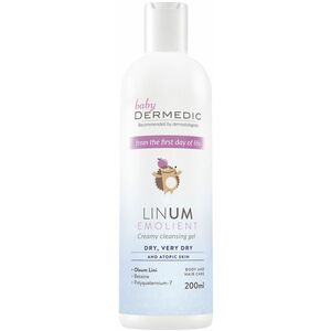 Dermedic Baby Linum Emolient krémový sprchový gel 200 ml obraz