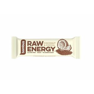Bombus Raw Energy Tyčinka Cocoa + coconut 50 g obraz