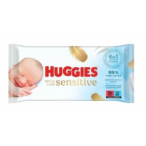 Huggies Extra Care Sensitive vlhčené ubrousky 56 ks obraz