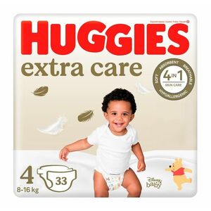 Huggies Extra Care 4 8-16 kg dětské pleny 33 ks obraz