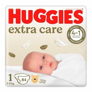 Huggies Extra Care 1 2–5 kg dětské pleny 84 ks obraz