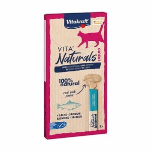 Vitakraft Vita Naturals Liquid losos 5x15 g obraz