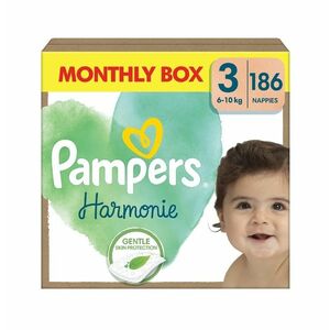 Pampers Harmonie Box vel. 3 6–10 kg dětské pleny 186 ks obraz