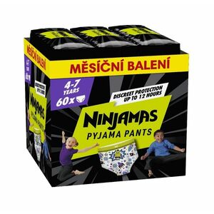 Ninjamas Pyjama Pants kosmické lodě 4–7 let pyžamové kalhotky 60 ks obraz