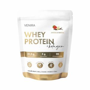 Venira Whey protein jahoda-vanilka 1000 g obraz