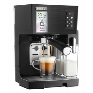 SENCOR SES 4050SS-EUE3 Espresso poloautomatický pákový kávovar černý obraz