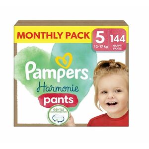 Pampers Harmonie vel. 5 12–⁠⁠⁠⁠⁠⁠17 kg kalhotkové plenky 144 ks obraz