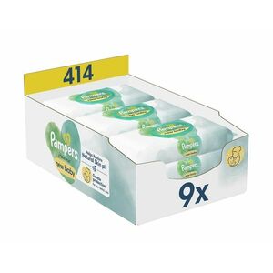 Pampers Harmonie New Baby Aloe vera vlhčené ubrousky 9x46 ks obraz