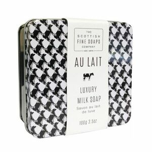 Scottish Fine Soaps Au Lait mýdlo v plechové dóze 100 g obraz