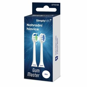 SimplyMed Gum Master náhradní hlavice ke kartačku DT1013B 2 ks bílé obraz