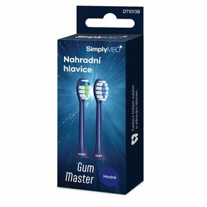 SimplyMed Gum Master náhradní hlavice ke kartačku DT1013B 2 ks modré obraz