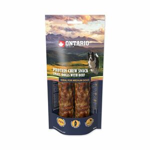 Ontario Protein Chew Snack Small Rolls with Beef 2 ks obraz