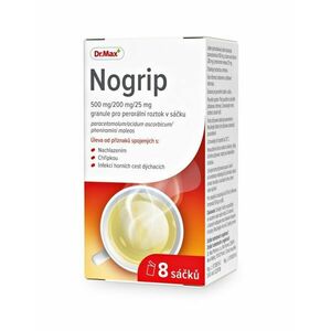 Dr. Max Nogrip 500 mg/200 mg/25 mg 8 sáčků obraz