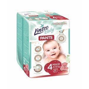 Linteo Baby Pants PREMIUM 4 Maxi 9-15 kg plenkové kalhotky 22 ks obraz