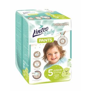 Linteo Baby Pants PREMIUM 5 Junior 12-17 kg plenkové kalhotky 20 ks obraz