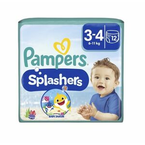 Pampers Splashers vel. 3–4 6–11 kg plenkové kalhotky 12 ks obraz