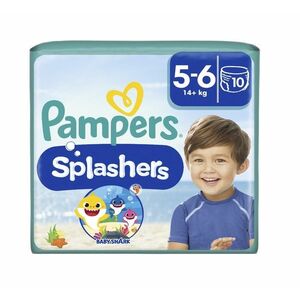 Pampers Splashers vel. 5–6 14 kg+ kalhotkové plenky 10 ks obraz