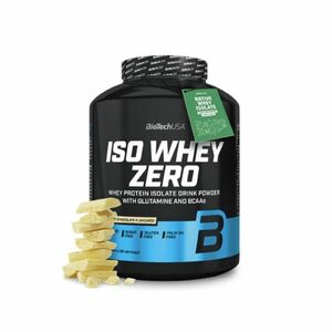 BioTech Iso Whey Zero white chocolate 2270 g obraz