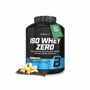 BioTech Iso Whey Zero vanilla 2270 g obraz