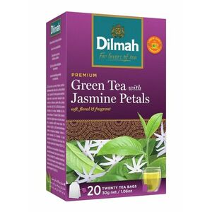 Dilmah Zelený čaj Jasmínové květy nálevové sáčky 20x1, 5 g obraz