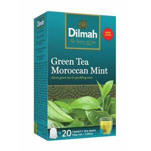 Dilmah Zelený čaj Marocká máta nálevové sáčky 20x1, 5 g obraz