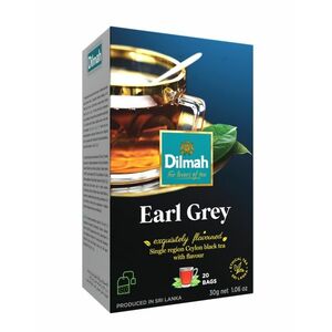 Dilmah Černý čaj Earl Grey nálevové sáčky 20x1, 5 g obraz