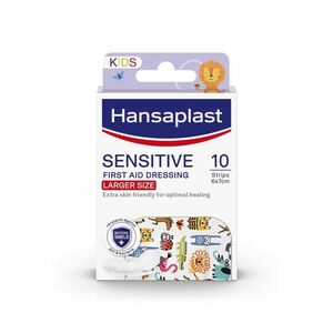 Hansaplast Sensitive Zvířátka Large náplasti 10 ks obraz