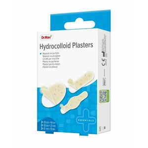 Dr. Max Hydrocolloid Plasters 3 velikosti náplasti na puchýře 6 ks obraz