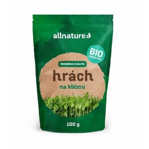 Allnature Semínka na klíčení hrách BIO 100 g obraz