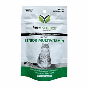 VetriScience Nu Cat Senior Multivitamin 30 ks obraz