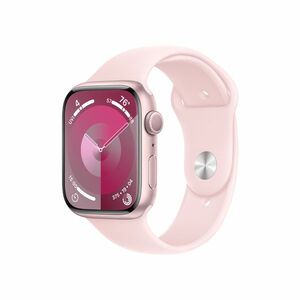 Apple Watch S9 45 mm sport band S/M smart hodinky Pink obraz