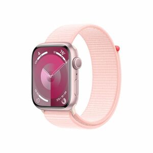 Apple Watch S9 45 mm sport loop smart hodinky Pink obraz