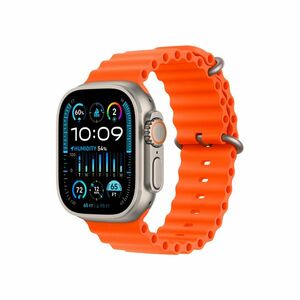 Apple Watch Ultra 2 49 mm smart hodinky Titan/Orange Ocean obraz