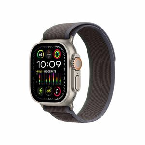 Apple Watch Ultra 2 49 mm Trail loop S/M smart hodinky Titanium/Blue-Black obraz