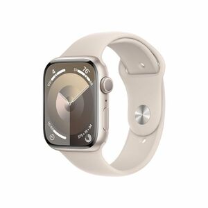 Apple Watch S9 45 mm sport band M/L smart hodinky Starlight obraz